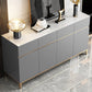 Glam Dining Server Stone e Sideboard in legno con cassetti