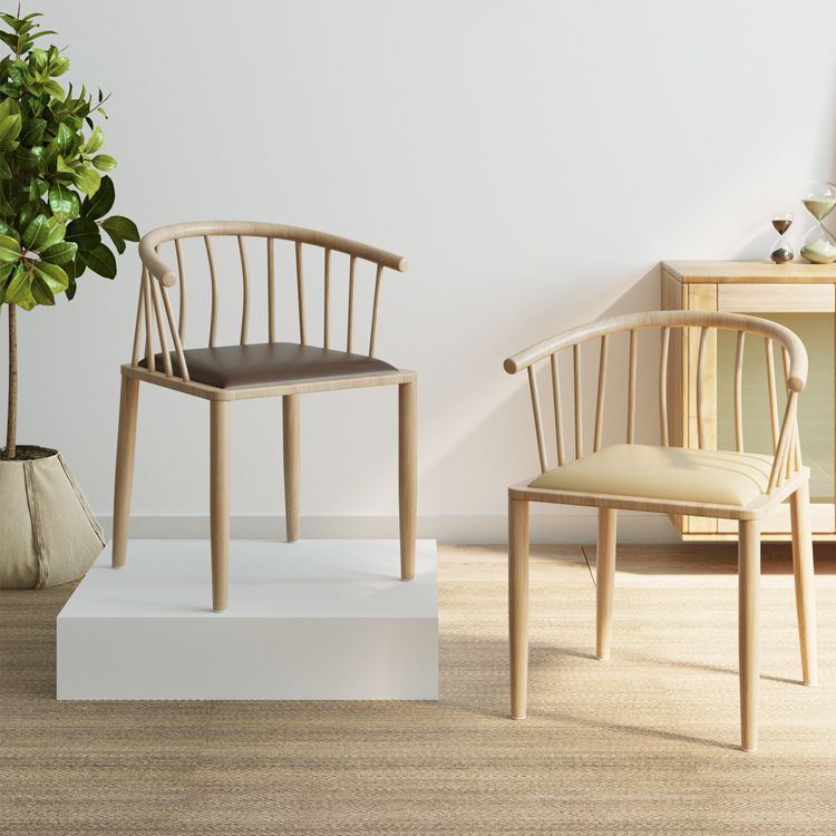 Contemporary Metal Dining Room Chairs Upholstered Armchair for Home Use Clearhalo ' kitchen&dining_furn' 'Dining Chairs' 'Dining Tables & Seating' 'dining_chair' 'furn' 'furn_dining_chair' 'Furniture' 'furniture_dining_chair' 'Kitchen & Dining Furniture' 'kitchen' 1200x1200_fc5f1c39-159d-4b7f-b0d5-a23aed64d0d5