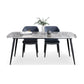 Modern Gray Standard Dining Set Rectangle Shape Sintered Stone Dining Set with 4 Legs Table Clearhalo 'Dining Room Sets' 'Dining Tables & Seating' 'dining_room_set' 'furn' 'furn_dining_room_set' 'Furniture' 'furniture_dining_room_set' 'Kitchen & Dining Furniture' 'kitchen&dining_furn' 'kitchen' 1200x1200_fc5f5e84-cbc8-44ae-bd36-ec1726741ffd