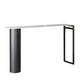White Modern Style Table in Faux Marble and Metal Milk Tea Shop Bar Table Clearhalo 'Bar Furniture' 'Bar Tables' 'bar_tables' 'furn' 'furn_bar_tables' 'Furniture' 'furniture_bar_tables' 'Kitchen & Dining Furniture' 1200x1200_fc604ff9-c836-4cc3-9321-1dea339ca42b