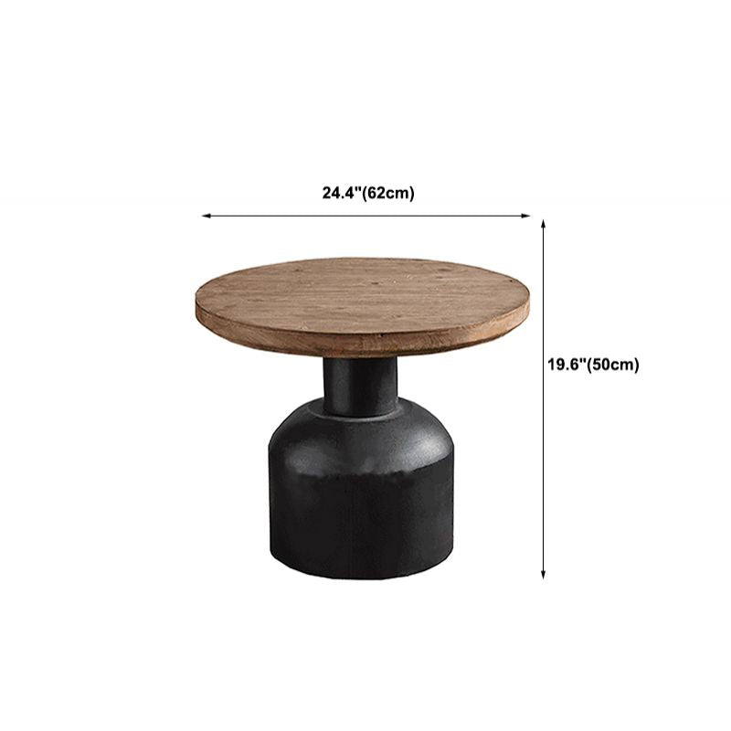 Set tavolino da caffè in legno invecchiato country francese per soggiorno
