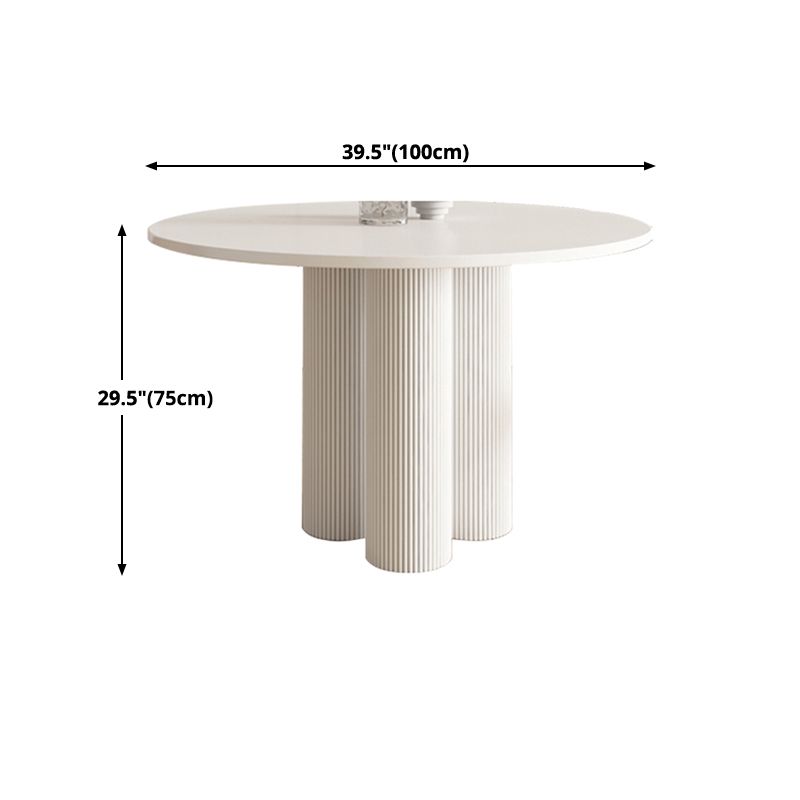 Round Pedestal Base Dining Site Table Modern Dinette Table for Indoor Clearhalo ' dining_table' 'Dining Tables & Seating' 'Dining Tables' 'furn' 'furn_dining_table' 'Furniture' 'furniture_dining_table' 'Kitchen & Dining Furniture' 'kitchen&dining_furn' 'kitchen' 'kitchen_dining_table' 1200x1200_fc628135-0a70-4779-97a7-2b2fd9a594eb