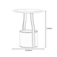 19.69"L x 19.69"W x 20.87"H Round Frame End Table with Storage and Shelf Clearhalo 'Coffee & Accent Tables' 'End & Side Tables' 'end_side_table' 'end_side_tables' 'furn' 'furn_end_side_tables' 'Furniture' 'furniture_end_side_table' 'Living Room Furniture' 1200x1200_fc633adb-cf82-4768-b3ad-f41df2a3ed03