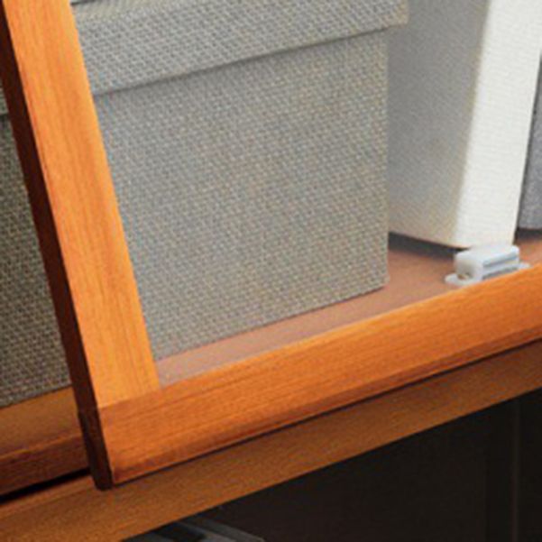 Contemporary Style Wood Bookcase Closed Back Bookshelf with Door for Home