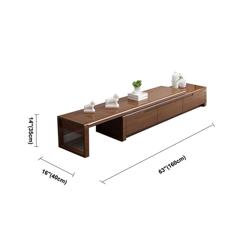 Solid Wood TV Stand Modern Adjustable TV Stand Console with Drawers Clearhalo 'furn' 'furn_tv_stands_entertainment_centers' 'Furniture' 'Living Room Furniture' 'TV Stands & Entertainment Centers' 'TV Stands & Media Storage Furniture' 'tv_stands_entertainment_centers' 1200x1200_fc6ab182-aa44-414a-b5d4-7597b5ebf92b