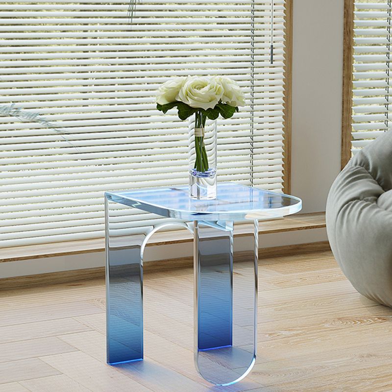 14" Wide Glam Side Table 3 Legs Acrylic Accent Side Table for Bedroom