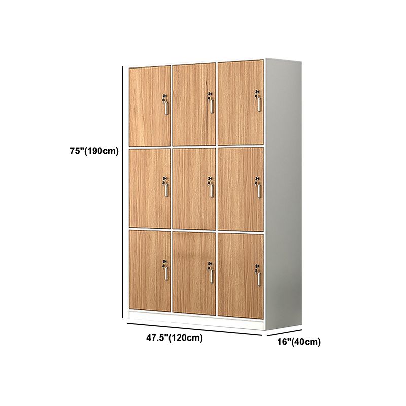 Armoire de rangement en bois fabriqué armoire intérieure contemporaine avec porte à charnière