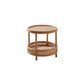 Tropical Cocktail Table Storage Round 4 Legs Coffee Cocktail Table Clearhalo 'Coffee & Accent Tables' 'Coffee Tables' 'coffee_tables' 'furn' 'furn_coffee_tables' 'Furniture' 'Living Room Furniture' 1200x1200_fc712552-3aa4-4d31-b344-ee8e22185e50