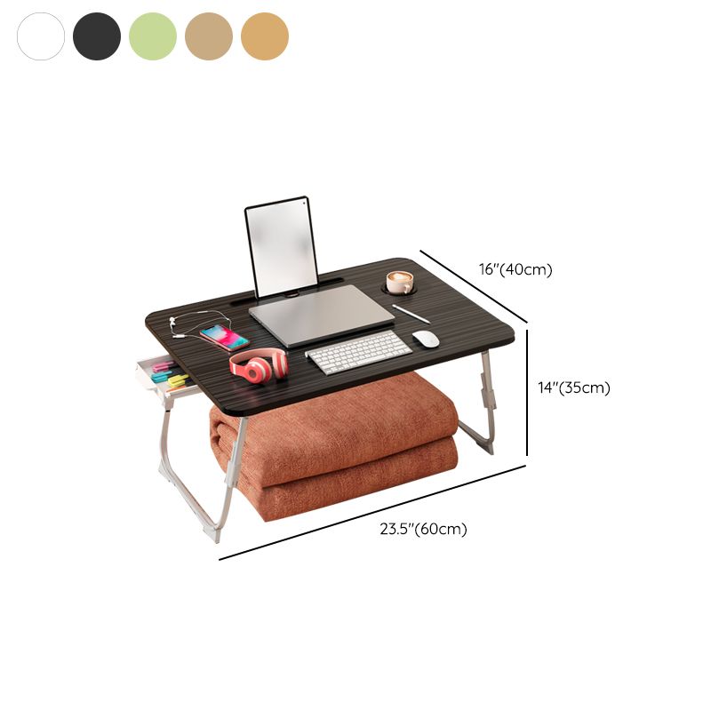 Contemporary Engineered Wood Writing Desk Bedroom Office Desk with White Legs Clearhalo 'furn' 'furn_office_desk' 'Furniture' 'Office Desks' 'Office Furniture' 'office_desk' 1200x1200_fc73b3cd-2655-4df6-9e57-5d39c18b01ed