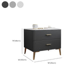 Glam 2 tiroirs accent table table de chevet antique