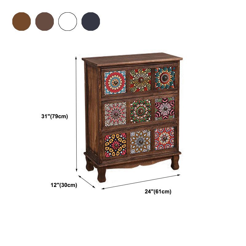 12" W Storage Chest Dresser Vertical Wood Storage Chest with Drawers for Bedroom Clearhalo 'Bedroom Furniture' 'Dressers & Chests' 'dressers_chests' 'furn' 'furn_dressers_chests' 'Furniture' 1200x1200_fc76d7fd-83cf-4d4e-b6c8-58a9f86d5cc6