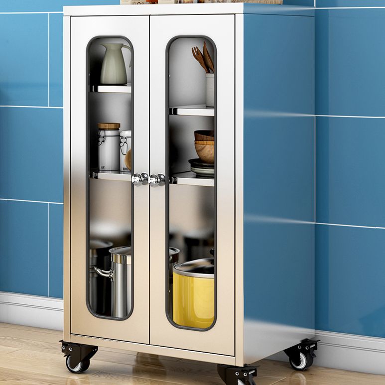 Armadio di sideboard in acciaio cucina moderna moderna server buffet con porta