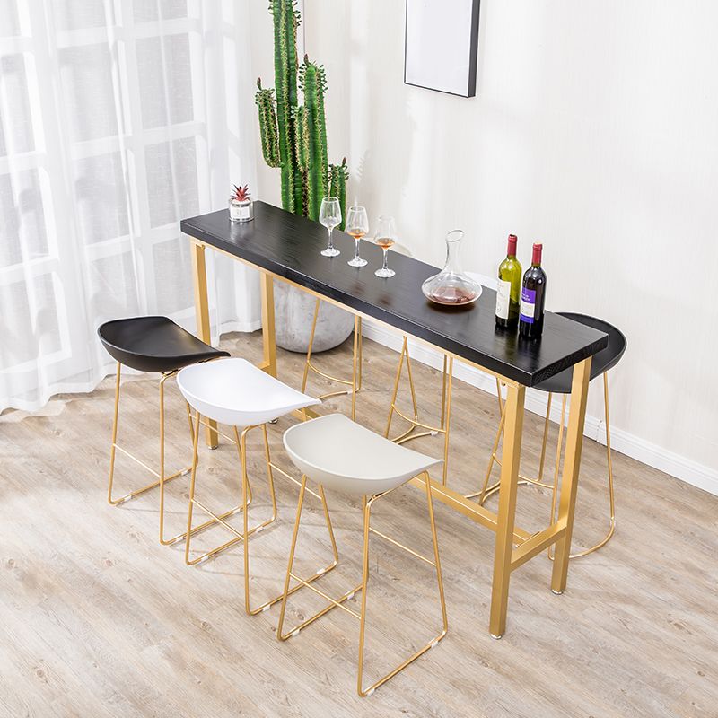 Solid Wood Pub Table Set 1/2/4/7 Pieces Bar Stool and Table Set