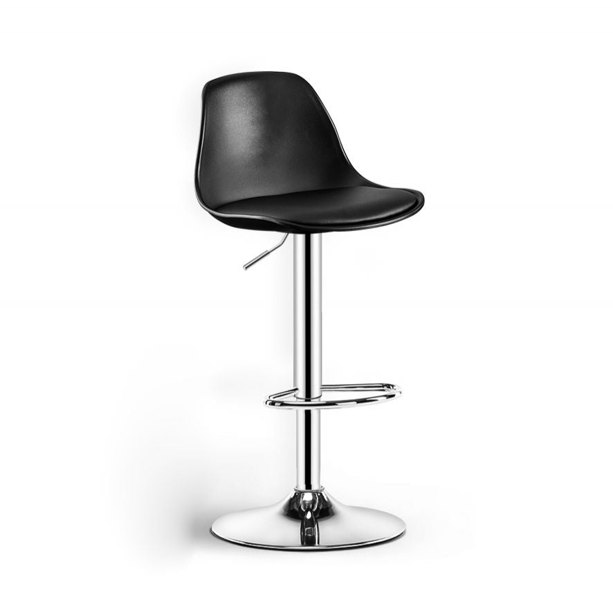 Contemporary Style Liftable Bar Stool Bucket Counter Bar Stool with Metal Legs Clearhalo 'Bar Furniture' 'Bar Stools' 'bar_stools' 'furn' 'furn_bar_stools' 'Furniture' 'furniture_bar_stools' 'Kitchen & Dining Furniture' 1200x1200_fc782206-b760-463f-86d8-040c7c22dbd6