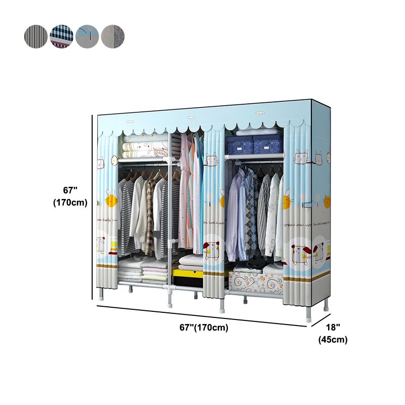 Armadio moderno per la casa in stile armadio in acciaio armadio del guardaroba