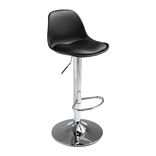 Contemporary Adjustable Height Bar Stool PU Leather Bar Stools for Kitchen Clearhalo 'Bar Furniture' 'Bar Stools' 'bar_stools' 'furn' 'furn_bar_stools' 'Furniture' 'Kitchen & Dining Furniture' 1200x1200_fc7951f3-6f72-4b63-a451-06942b761659