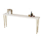Glam Bar Table Set 1/2/5/9 Pieces Rectangle Bistro Set in White and Gold