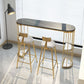 Nordic Style Bar Table 42-inch Height Metal Base Bistro Table for Living Room Clearhalo 'Bar Furniture' 'Bar Tables' 'bar_tables' 'Furniture' 'furniture_bar_tables' 'Kitchen & Dining Furniture' 1200x1200_fc7acb25-0c76-4217-a613-2392781596f1