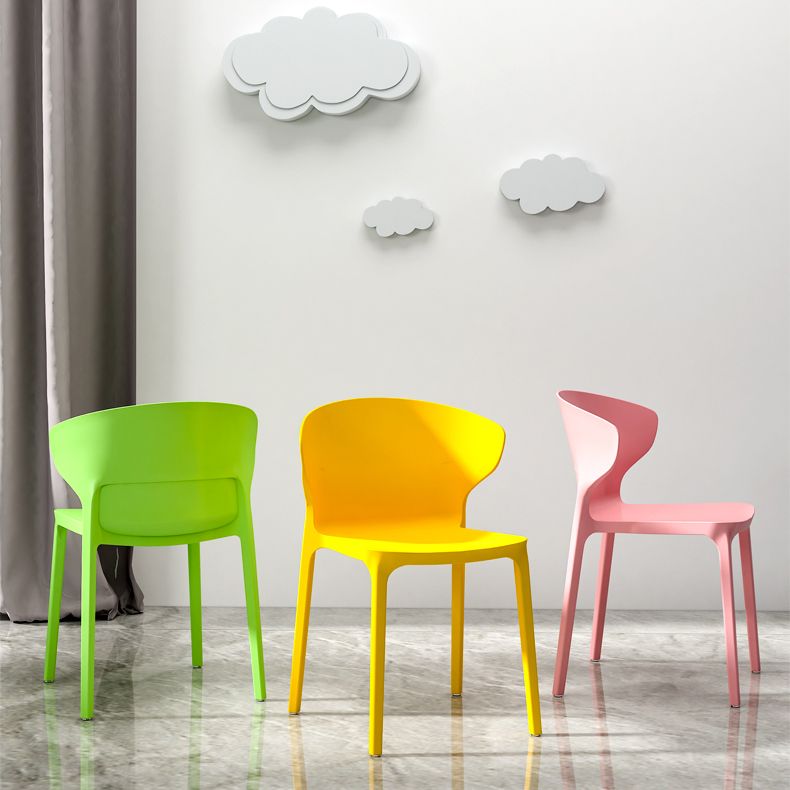 Nordic Glam Style Kitchen Dining Chairs Dining Stackable Armless Side Chairs Clearhalo ' kitchen&dining_furn' 'Dining Chairs' 'Dining Tables & Seating' 'dining_chair' 'furn' 'furn_dining_chair' 'Furniture' 'furniture_dining_chair' 'Kitchen & Dining Furniture' 'kitchen' 1200x1200_fc7b086d-f290-49a1-80fb-90b20fa942d0