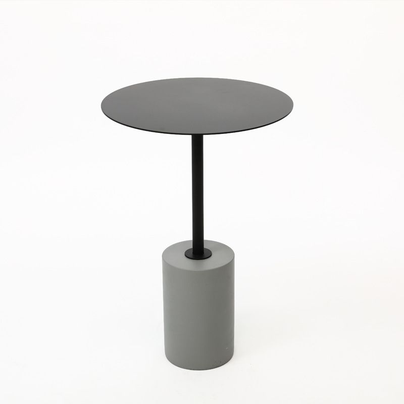 Tavolo laterale piedistallo round a metà secolo tavolo del soggiorno