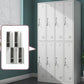 Contemporary Hinged Wardrobe Cabinet Steel Wardrobe Armoire for Home Clearhalo 'Armoires & Wardrobes' 'armoires_wardrobes' 'Bedroom Furniture' 'furn' 'furn_armoires_wardrobes' 'Furniture' 1200x1200_fc7baa4c-937e-47ff-ace6-9a7bc7ed5a38