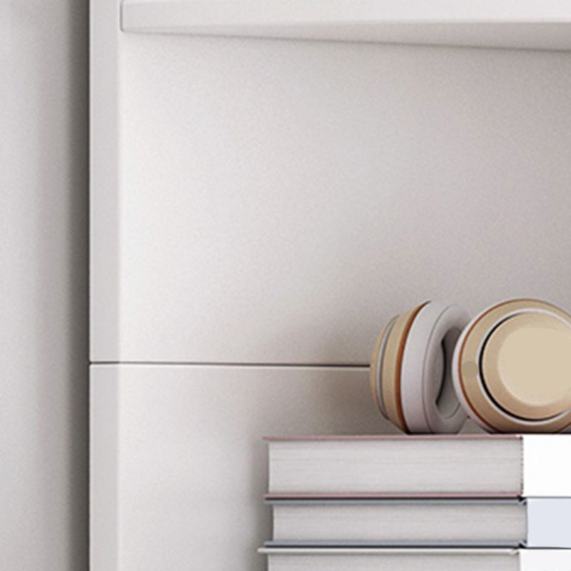 Triángulo de madera acento cofre con estantes cofre contemporáneo