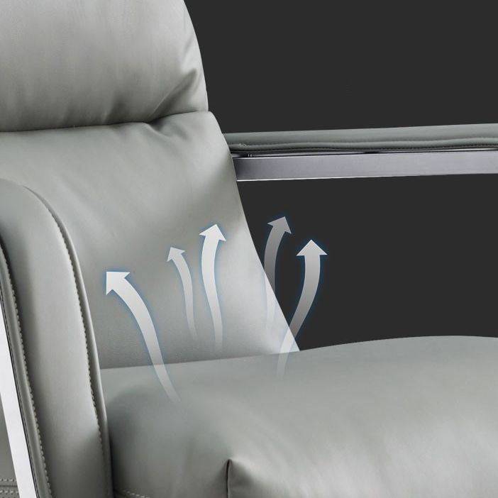 Modern Desk Chair Leather Ergonomic Computer Chair High-Back Chair with Wheels Clearhalo 'furn' 'furn_office_chair' 'Furniture' 'Office Chairs' 'Office Furniture' 'office_chair' 1200x1200_fc7c33de-0b2a-46d7-921b-26aa908dd678