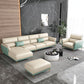 Sofa sectionnel en cuir authentique 36,22 "High Green Sofa pour le salon
