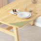 Glam Style Dining Wood Table Dining Rectangle Table for Home Use Clearhalo 'Dining Tables & Seating' 'Dining Tables' 'dining_table' 'furn' 'furn_dining_table' 'Furniture' 'Kitchen & Dining Furniture' 1200x1200_fc7f70f8-fedb-4d10-9891-883a529634a2