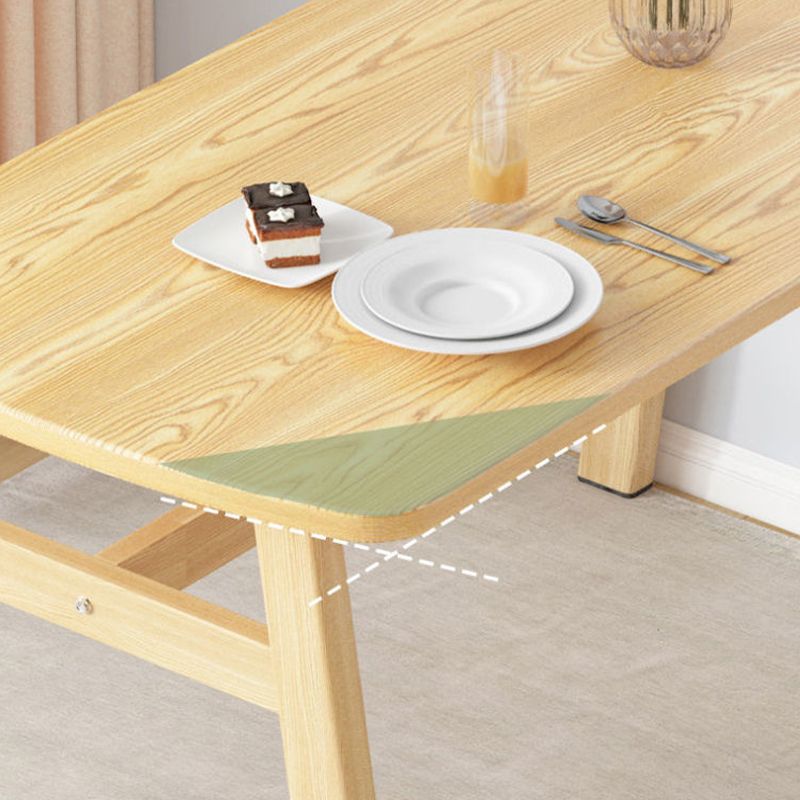 Glam Style Dining Wood Table Dining Rectangle Table for Home Use Clearhalo 'Dining Tables & Seating' 'Dining Tables' 'dining_table' 'furn' 'furn_dining_table' 'Furniture' 'Kitchen & Dining Furniture' 1200x1200_fc7f70f8-fedb-4d10-9891-883a529634a2
