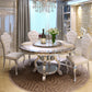 Luxury Style Marble Dining Table Single Pedestal Base Round Table for Dining Room Clearhalo ' dining_table' 'Dining Tables & Seating' 'Dining Tables' 'furn' 'furn_dining_table' 'Furniture' 'furniture_dining_table' 'Kitchen & Dining Furniture' 'kitchen&dining_furn' 'kitchen' 'kitchen_dining_table' 1200x1200_fc804b92-f8c7-400d-baaf-77b9ec3d9840