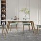 Contemporary Dining Table Sintered Stone Dining Table with 4 Gold Legs Clearhalo ' dining_table' 'Dining Tables & Seating' 'Dining Tables' 'furn' 'furn_dining_table' 'Furniture' 'furniture_dining_table' 'Kitchen & Dining Furniture' 'kitchen&dining_furn' 'kitchen' 'kitchen_dining_table' 1200x1200_fc830c10-0c67-464f-bde5-7f5534a89e4f