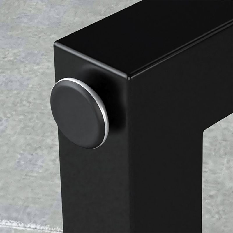 Modern Rectangle Metal Pub Table Double Pedestal Bar Height Cocktail Table Clearhalo 'Bar Furniture' 'Bar Tables' 'bar_tables' 'furn' 'furn_bar_tables' 'Furniture' 'furniture_bar_tables' 'Kitchen & Dining Furniture' 'kitchen&dining_furn' 'kitchen' 1200x1200_fc833b34-e1d0-450d-b7cc-77b64689ee57