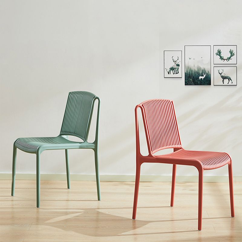 Nordic Style Plastic Dining Chair Armless Dining Side Chair for Kitchen Clearhalo ' kitchen&dining_furn' 'Dining Chairs' 'Dining Tables & Seating' 'dining_chair' 'furn' 'furn_dining_chair' 'Furniture' 'furniture_dining_chair' 'Kitchen & Dining Furniture' 'kitchen' 1200x1200_fc8357eb-8db2-4022-ac1a-38566ec088e6