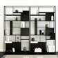 Industrial Open Rectangle Storage Bookshelf Home Office Etagere Bookcase Clearhalo 'Bookcases' 'furn' 'furn_bookcases' 'Furniture' 'Office Furniture' 1200x1200_fc84b779-93c7-40f2-bb8e-1e348e286fa7