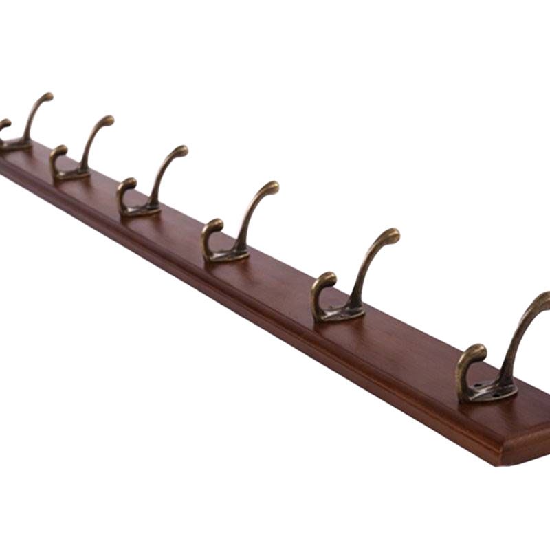 Modern Wooden Entryway Coat Rack Wall-Mounted Coat Hanger with Hooks Clearhalo 'Entry & Mudroom Furniture' 'furn' 'furn_hall_tree_coat_racks' 'Furniture' 'Hall Trees & Coat Racks' 'hall_tree_coat_racks' 1200x1200_fc854c74-3525-4809-a118-7a7deef8e57e