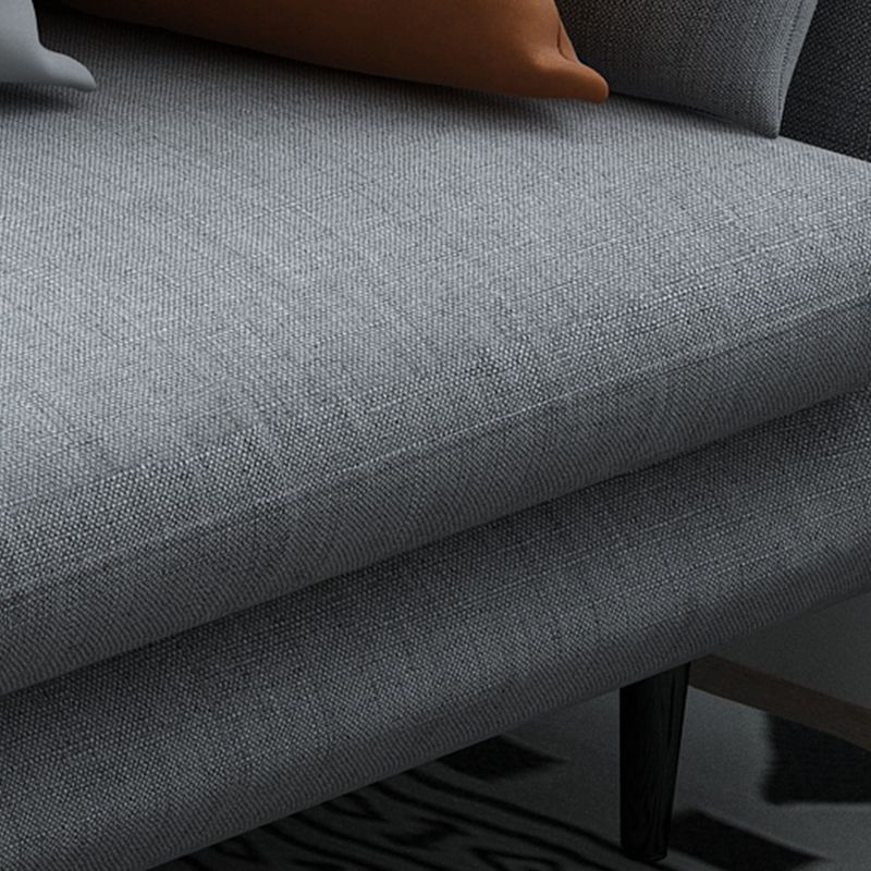 Contemporary Fabric Loose Back Sofa 31.5"High Pillow Top Arm Sofa for Apartment Clearhalo 'furn' 'furn_sofas' 'Furniture' 'furniture_sofas' 'kitchen' 'kitchen_sofas' 'Living Room Furniture' 'Sofa' 'sofas' 1200x1200_fc85c0ec-d745-41e6-a886-6a3c0313713f