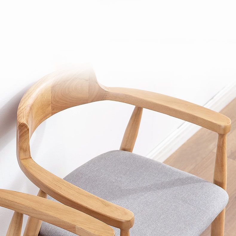 Traditional Style Open Back Chairs Dining Wooden Arm Chairs for Kitchen Clearhalo 'Dining Chairs' 'Dining Tables & Seating' 'dining_chair' 'Furniture' 'furniture_dining_chair' 'Kitchen & Dining Furniture' 1200x1200_fc8a0a5e-ab68-4800-b35d-24a627a07b27