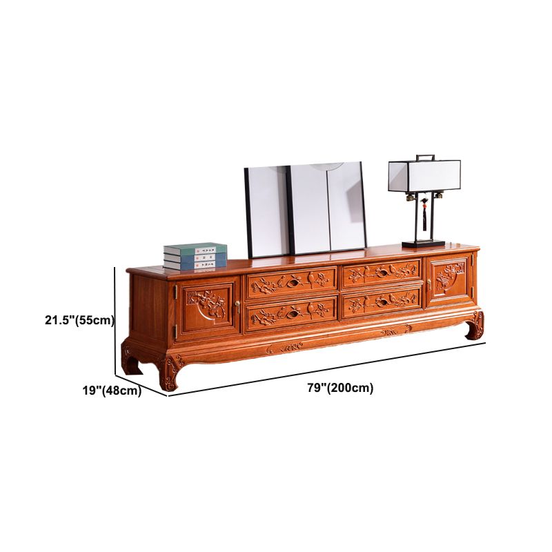 Wooden TV Cabinet Classical Storage TV Stand for Living Room Clearhalo 'furn' 'furn_tv_stands_entertainment_centers' 'Furniture' 'Living Room Furniture' 'TV Stands & Entertainment Centers' 'TV Stands & Media Storage Furniture' 'tv_stands_entertainment_centers' 1200x1200_fc8a266c-2a5d-4f51-94ba-ee411adb9cc3