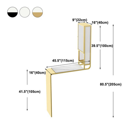 Stone Bar Dining Table Modern Bar Table with Pedestal and Glass Cabinet for Dining Room Clearhalo 'Bar Furniture' 'Bar Tables' 'bar_tables' 'furn' 'furn_bar_tables' 'Furniture' 'furniture_bar_tables' 'Kitchen & Dining Furniture' 1200x1200_fc8e0b5b-8dfa-4e3b-91f0-0608694881f7