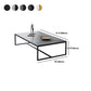 Trestle Type/frame Base Rectangular Slate Table Board Glam Style Coffee Table Clearhalo 'Coffee & Accent Tables' 'Coffee Tables' 'coffee_tables' 'furn' 'furn_coffee_tables' 'Furniture' 'Living Room Furniture' 1200x1200_fc8e17b4-88c8-473b-9d0a-ce9a18325255