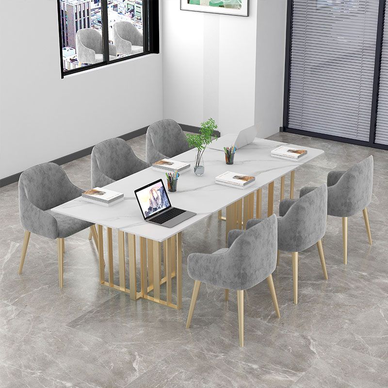 Industrial Style Writing Desk Rectangular Sintered Stone Office Desk for Office Clearhalo 'furn' 'furn_office_desk' 'Furniture' 'Office Desks' 'Office Furniture' 'office_desk' 1200x1200_fc935471-5e4d-48bc-9fa3-54f7fdf3aa52