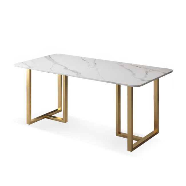 Traditional Luxury Rectangle Dining Table Double Pedestal Dinner Table Clearhalo ' dining_table' 'Dining Tables & Seating' 'Dining Tables' 'furn' 'furn_dining_table' 'Furniture' 'furniture_dining_table' 'Kitchen & Dining Furniture' 'kitchen&dining_furn' 'kitchen' 'kitchen_dining_table' 1200x1200_fc94c85a-8e5d-4d94-9273-cd3f5966d3c0