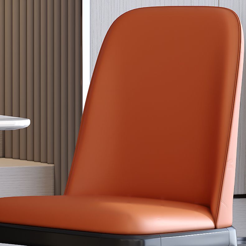 Scandinavian Style Dining Chair Dining Room Metal Parsons Armless Chair Clearhalo ' kitchen&dining_furn' 'Dining Chairs' 'Dining Tables & Seating' 'dining_chair' 'furn' 'furn_dining_chair' 'Furniture' 'furniture_dining_chair' 'Kitchen & Dining Furniture' 'kitchen' 1200x1200_fc94e0fb-9ae4-40fa-8c33-ef22cb057350