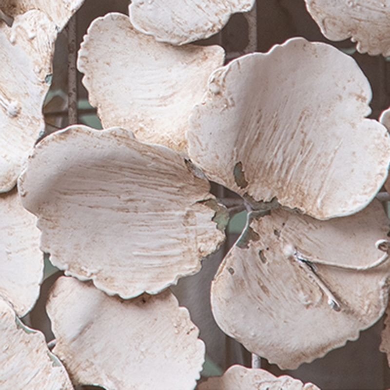 Tavolo laterale accento a forma di tamburo in legno e in metallo tavolo d'angolo in stile rustico