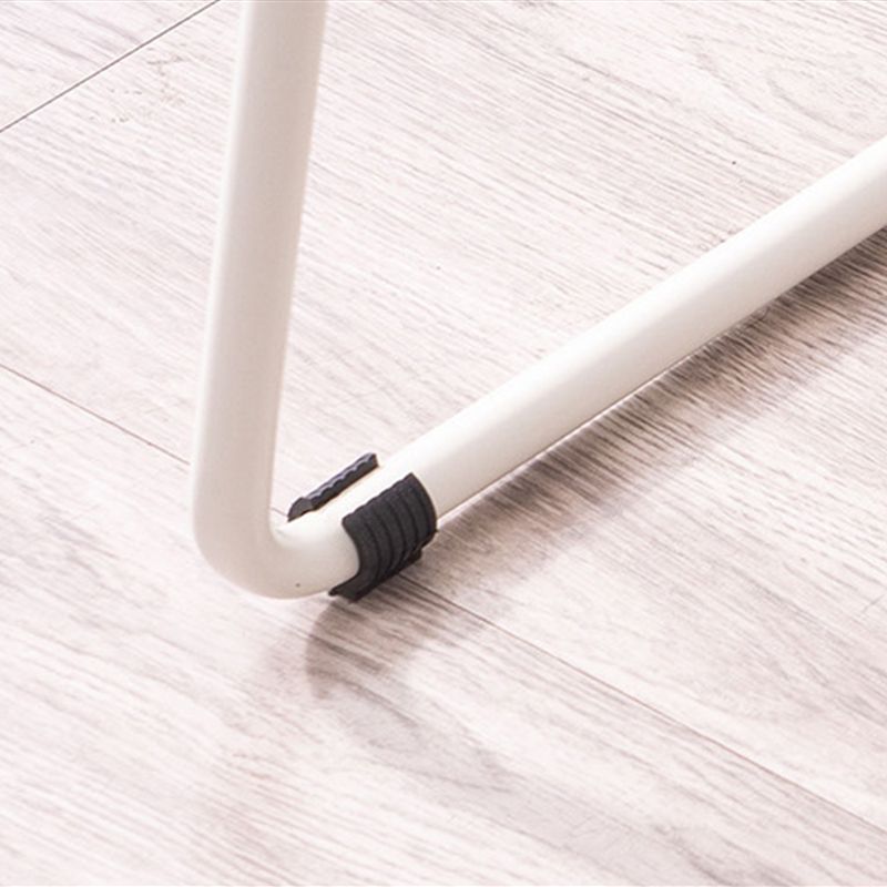 Nordic Style Plastic Bar Stools Footrest Indoor Counter Stool with Metal Legs