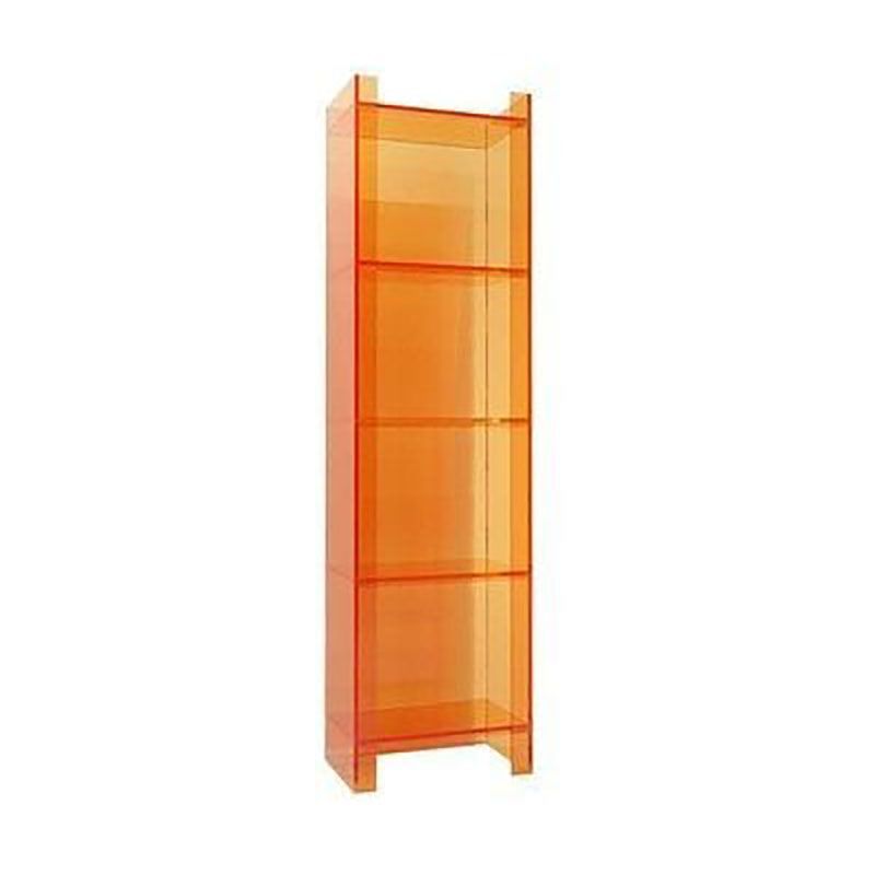 4/5-Shelf Glam Closed Back Standard Bookshelf Acrylic Vertical Bookshelf Clearhalo 'Bookcases' 'furn' 'furn_bookcases' 'Furniture' 'furniture_bookcases' 'kitchen' 'kitchen_bookcases' 'Living Room Furniture' 'Office Furniture' 1200x1200_fc9b3e84-cfd6-4ed8-b74a-dc54c288bdbd
