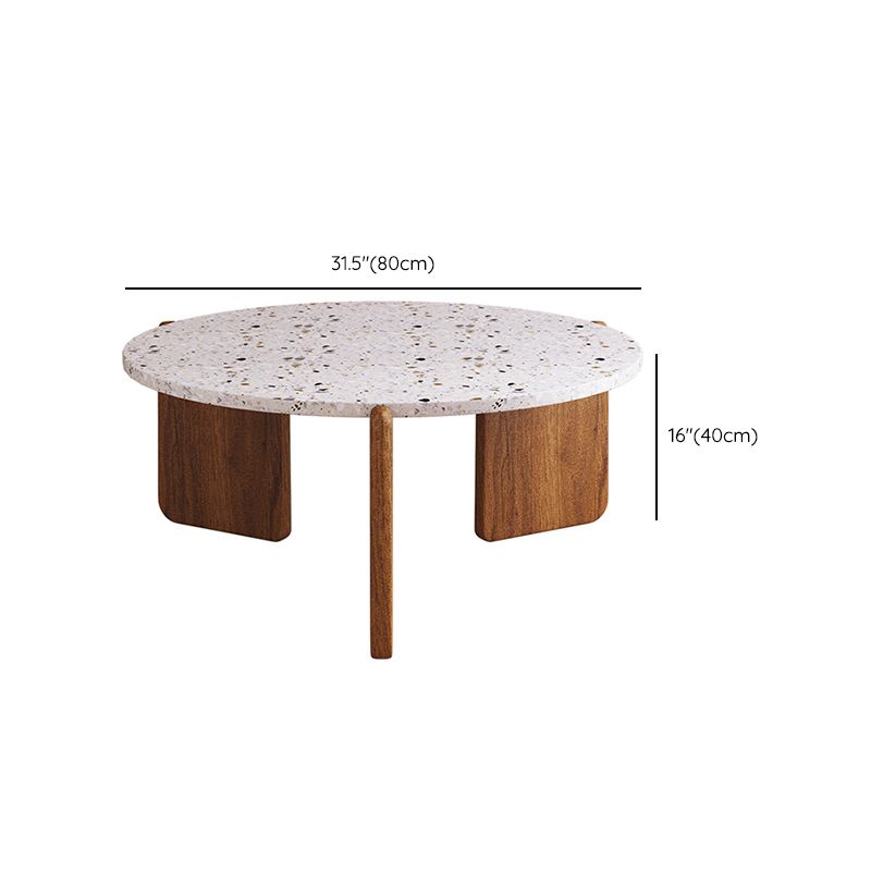 Stone Coffee Cocktail Table Modern 3 Legs Coffee or End Table Clearhalo 'Coffee & Accent Tables' 'Coffee Tables' 'coffee_tables' 'furn' 'furn_coffee_tables' 'Furniture' 'Living Room Furniture' 1200x1200_fc9c1e74-07b6-448e-a4a1-84ccdae5e016