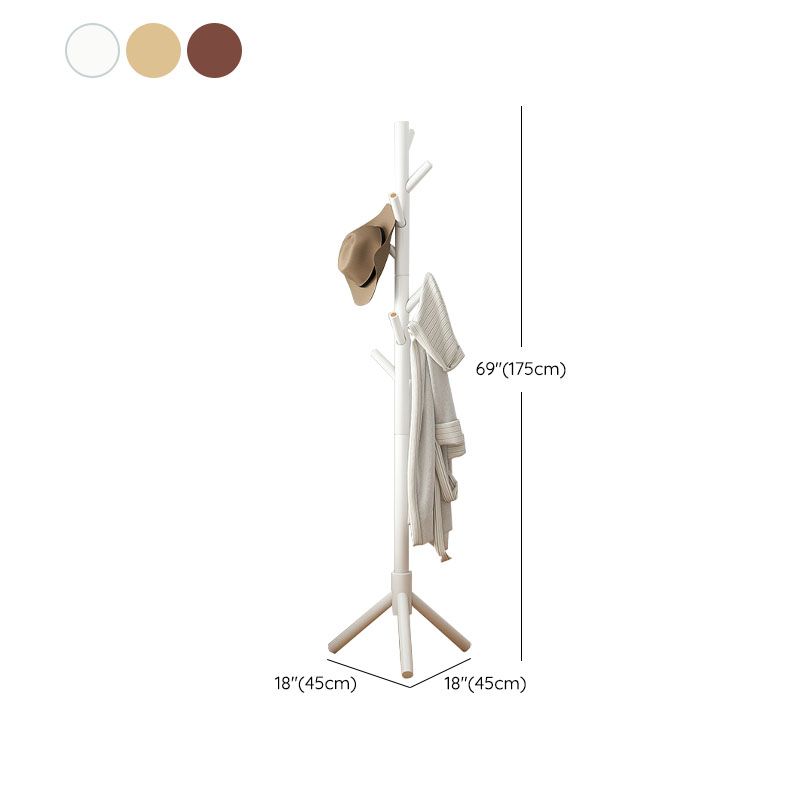 Moderner Holzschichtbügel freistehend mit Haken Eingangshalle Baumbaum