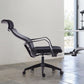 Contemporary Arm Chair Fixed Arm Adjustable Seat Height Swivel Footrest Black Office Chair Clearhalo 'furn' 'furn_office_chair' 'Furniture' 'Office Chairs' 'Office Furniture' 'office_chair' 1200x1200_fca19455-5136-4a80-9446-9d1a7867b628